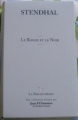 Couverture Le Rouge et le Noir Editions Garnier (La Bibliothèque) 2009