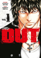 Couverture OUT (Mizuta/Iguchi), tome 01 Editions Meian (Seinen) 2024