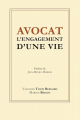 Couverture Avocat, l'engagement d'une vie Editions Autoédité 2024