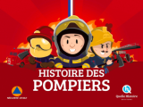 Couverture Histoire des pompiers Editions Quelle histoire 2016