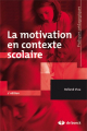 Couverture La motivation en contexte scolaire Editions de Boeck 2009