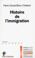 Couverture Histoire de l\'immigration Editions La Découverte 2016