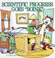 Couverture Calvin et Hobbes, tome 09 : On n'arrête pas le progrès ! Editions Andrews McMeel Publishing 1991