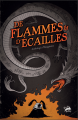 Couverture De flammes & d'écailles Editions Black Rabbit 2024