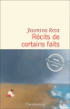 Couverture Récits de certains faits Editions Flammarion 2024