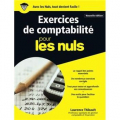 Couverture Exercices de comptabilité pour les nuls Editions First (Pour les nuls) 2017