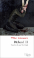 Couverture Richard III Editions Prise de parole 2015