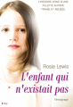 Couverture L'enfant qui n'existait pas Editions City (Témoignage) 2015