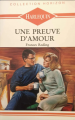 Couverture Une preuve d'amour Editions Harlequin (Horizon) 1991