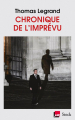 Couverture Chronique de l'imprévu Editions Stock 2017