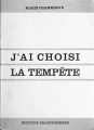 Couverture J'ai choisi la tempête Editions France-Empire 1965