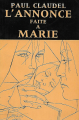 Couverture L'annonce faite à Marie Editions Le Livre de Poche 1963