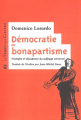 Couverture Démocratie ou bonapartisme : Triomphe et décadanse du suffrage universel Editions Le temps des cerises 2003