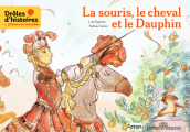 Couverture La souris, le cheval et le dauphin Editions Faton (Drôles d'histoires) 2024