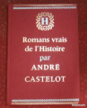 Couverture Romans vrais de l'Histoire Editions Librairie académique Perrin et Cie 1973