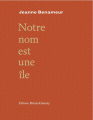 Couverture Notre nom est une île Editions Bruno Doucey 2011
