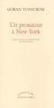 Couverture Un prosateur à New York Editions Actes Sud (Un endroit où aller) 2000