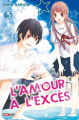 Couverture L'amour à l'excès, tome 03 Editions Panini (Manga - Shôjo) 2016