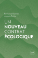 Couverture Un nouveau contrat écologique Editions Presses universitaires de France (PUF) 2024