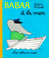 Couverture Babar à la mer Editions Hachette (Les albums roses) 1968