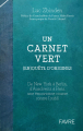 Couverture Un carnet vert Editions Favre 2024