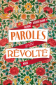 Couverture Paroles d'un révolté Editions Nada 2023