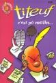 Couverture Titeuf (roman), tome 04 : C'est pô malin... Editions Hachette (Bibliothèque Rose) 2001