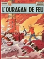 Couverture Lefranc, tome 02 : L'Ouragan de feu Editions Casterman 1975