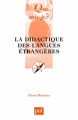 Couverture Que sais-je ? : La Didactique des langues étrangères Editions Presses universitaires de France (PUF) (Que sais-je ?) 2002
