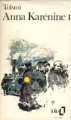 Couverture Anna Karénine, tome 1 Editions Folio  1972