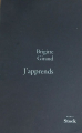 Couverture J'apprends Editions Stock 2005