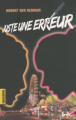 Couverture Juste une erreur Editions Seuil (Karactère(s)) 2009
