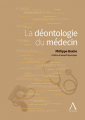 Couverture La déontologie du médecin Editions Anthémis 2022