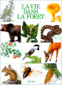 Couverture La vie dans la forêt Editions Gründ (Approche de la nature) 1986