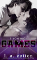 Couverture Rixon High, tome 2.5 : GAMES Editions Autoédité 2023