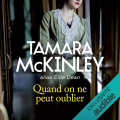 Couverture Quand on ne peut oublier Editions Audible studios 2020