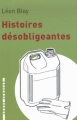 Couverture Histoires désobligeantes Editions L'arbre vengeur 2007