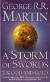 Couverture Song of Ice and Fire, book 3: A Storm of Swords, part 2: Blood and Gold Editions HarperCollins 2011