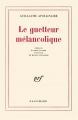 Couverture Le Guetteur mélancolique Editions Gallimard  (Blanche) 1952