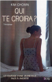 Couverture Qui te croira? Editions City (Témoignage) 2021