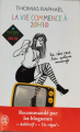 Couverture La vie commence à 20h10 Editions J'ai Lu 2017
