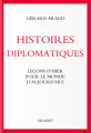 Couverture Histoires diplomatiques Editions Grasset 2022