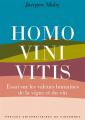 Couverture Homo vini vitis Editions Presses Universitaires de Vincennes (PUV) 2023