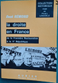 Couverture Les droites en France Editions Aubier Montaigne 1968