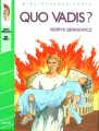Couverture Quo Vadis ? Editions Hachette (Bibliothèque Verte) 1986