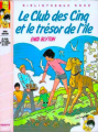 Couverture Le club des cinq et le trésor de l'île Editions Hachette (Bibliothèque Rose) 1984