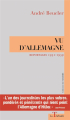 Couverture Vu d'Allemagne: Reportages 1931-1939 Editions Autoédité 2023
