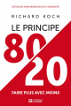 Couverture Le Principe 80/20 Editions De l'homme 2018