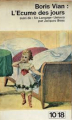 Couverture L'écume des jours Editions 10/18 1963