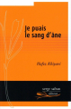 Couverture Je puais le sang d'âne Editions Serge Safran 2016